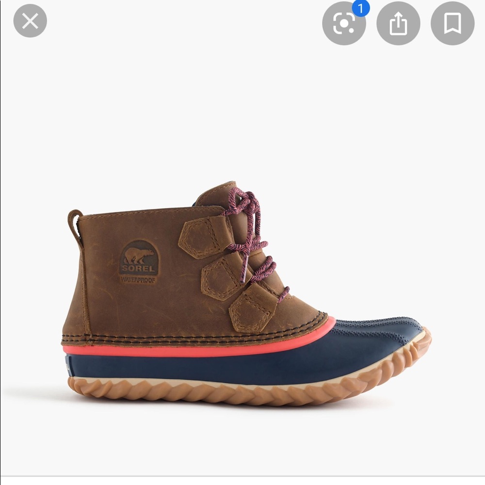 Sorel for J Crew out and about boot